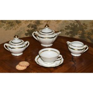 "egoist" Tea Or Coffee Service, In Limoges Porcelain By R. Boyer