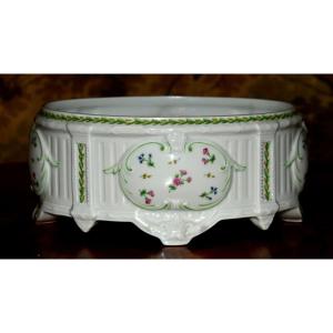 Coupe - Limoges Porcelain Jardiniere, Transitional Style Centerpiece
