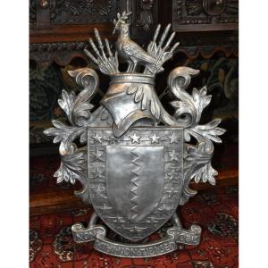 Coat Of Arms: Shield, Helmet, Stars, Inscriptions: Non Mihi - Non Tibi - Sed Nobis