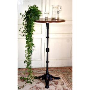 Round Bistro Table "standing Table" At Arm's Length, Side Table, Cafe Furniture 