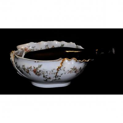 Rafraichissoir In Porcelain Of Limoges, Haviland.