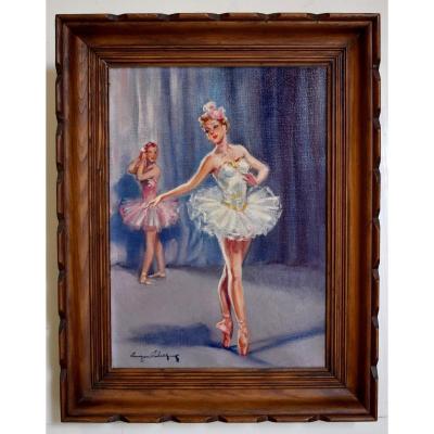 Eugène Leliepvre 1908 - 2013, Classical Dancers, Young Ballerinas In Tutu.