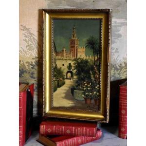 R. Miranda, Sevilla, View Of The Giralda In Seville, Hispano-muslim Monument.