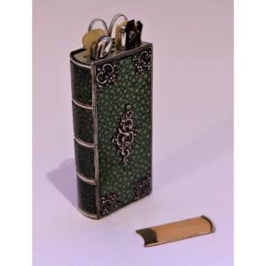 Necessary-book In Vermeil And Stingray, Eighteenth