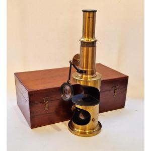 Lerebours Simplified Achromatic Microscope C. 1850