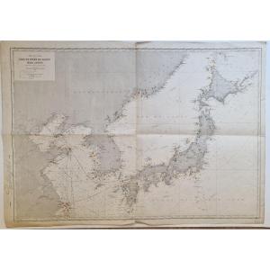 Large Map Of Japan, 1906-1915