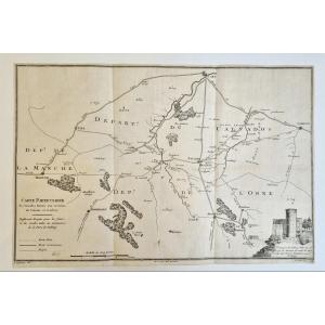 Normandy - Map Of Falaize And Guibray - C. 1800