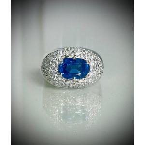 Diamond Sapphire Ring