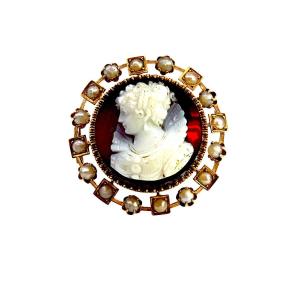 Cameo On Carnelian 1880