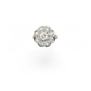 Marguerite Diamond Ring 1950