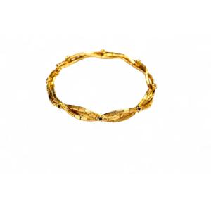 Gold And Sapphire Bracelet