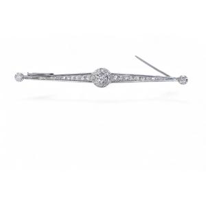Art Deco Diamond Brooch