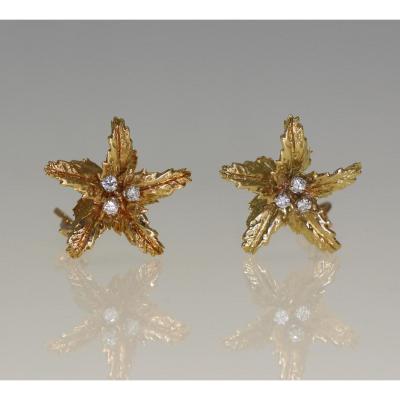 Boucles d'Oreilles Signées Boucheron.