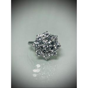 Diamond Daisy Ring
