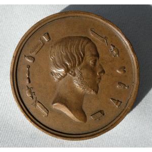 Legitimist Medal, Count Of Chambord, Henri V, Rebus, Seditious Object Nineteenth 1848