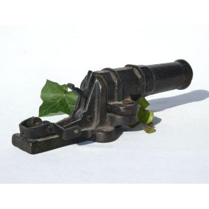 Bird Scarer Cannon, 1900 Period, Manufrance, Hunting, Steel Cast Iron, Nineteenth Weapon Alarm