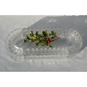 Table Runner, Neo-gothic Style Crystal Center, 1900 Period, Nineteenth Planter