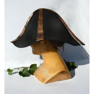 Nirayama Type Jingasa Samurai Flat Weapon Hat Japan Late Meiji Era (1868-1912)