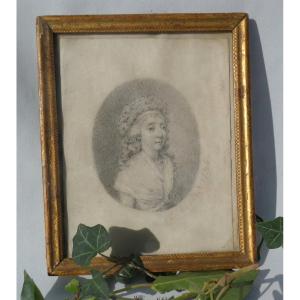 18th Century Portrait, Madame Royale Daughter Of Marie Antoinette & Louis XVI, Signed