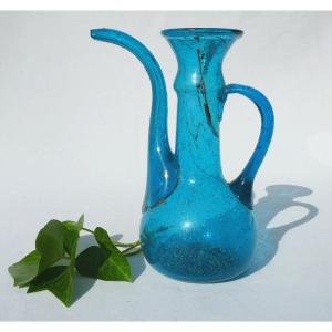 Islamic Aftabeh Ewer In Blown Glass, Late 18th Century Period