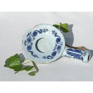 Child's Chamber Pot, Urinal In Lille / Rouen / Delft Earthenware, 18th Century, Shades Of Blue 