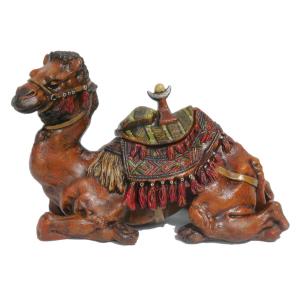 Large Oriental Inkwell Dromedary Lead From Nuremberg / Bronze From Vienna 19th Napoleon III