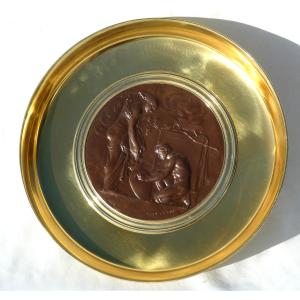 Antique Tazza Bronze , Ferdinand Levillain , Susse Freres , 19th Century 