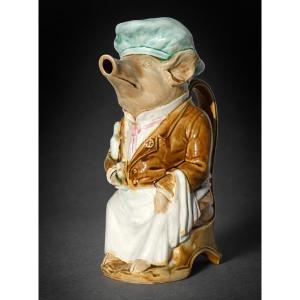 Onnaing Earthenware Pitcher, The Head Waiter, 19th-century Pig, Restaurant 