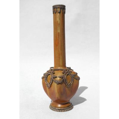 Antique Vase Denbac XIXe Style Louis XVI 19th Century French