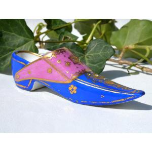 Paris Porcelain Shoe Rihouet Supplier Of The King Shoe 1840 Nineteenth Showcase Object