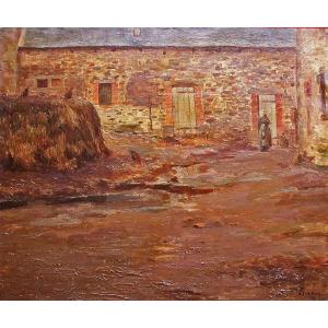 The Farm - Henri Ferdinand Bellan (1870-1922)