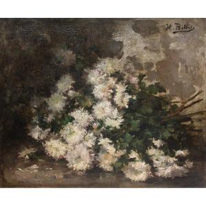 Bouquet By Hubert Bellis (1831-1902)