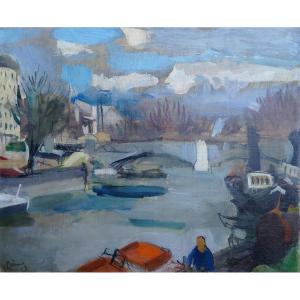 The Quays - Carl Rabus (1898-1983)