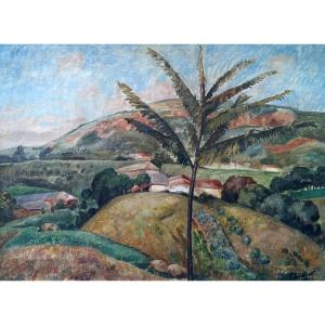 Hilly Landscape - Emile Didier (1890-1965)