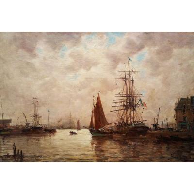 Marine A By Auguste Berthon (1858-1917)