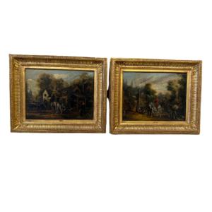 Pair Of 19th Century Paintings