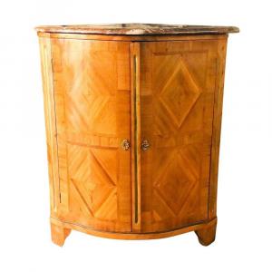 Regency Period Double-door Corner Cabinet