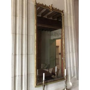 Wooden Mirror, 18th Century.