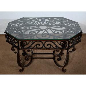 Wrought Iron Coffee Table – 1930