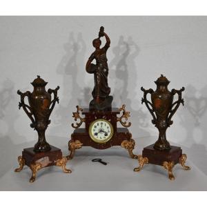 Fireplace Trim In Regulates And Cherry Marble - 1920