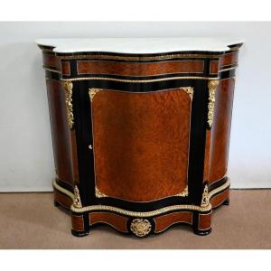 Sideboard In Thuya Burl, Napoleon III Period - Mid-19th Century