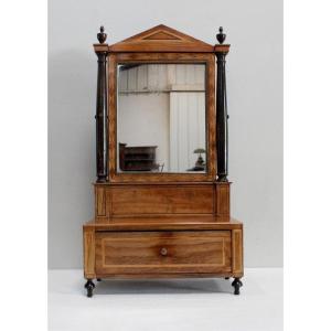 Commode Psyche, In Amaranth And Lemon Tree, Empire Period - Early Nineteenth