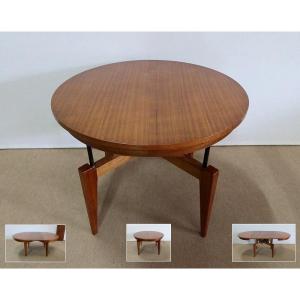 “raise And Lower” Table In Mahogany – 1970s