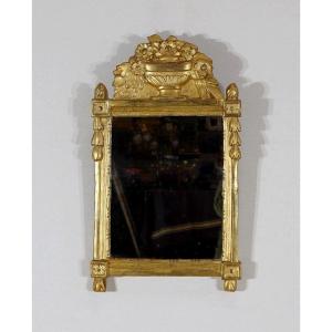 Golden Wood Mirror, Louis XVI Style - Early Twentieth
