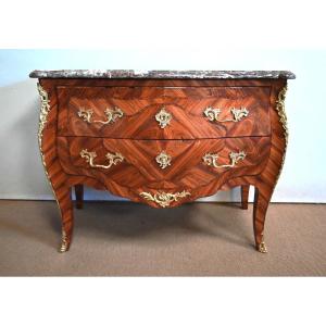 Chest Of Drawers, Louis XV Style - 2nd Half Nineteenth