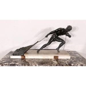 Important Spelter Sculpture 