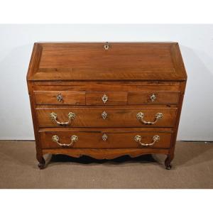 Scriban Commode In Walnut, Louis XV Period - Eighteenth