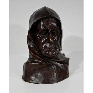 Bronze “luca Pacioli” By V. Anjoras – XXth