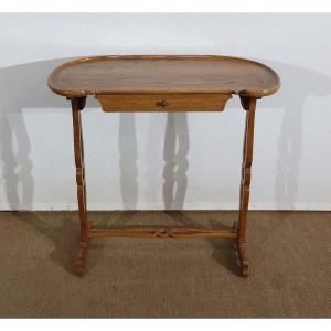 Flying Service Table, In Solid Oak - 1900
