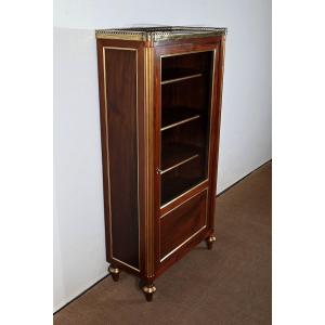 Small Showcase In Mahogany, Louis XVI Style - Late Nineteenth